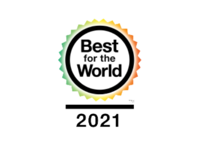 Named Best for the World (top 5%) in the categories of Customers and Community for 2021.