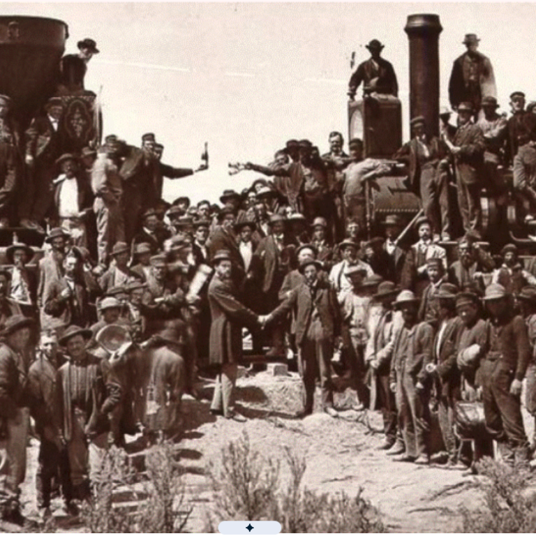 Q2 2026 Small Cap Macro Letter Union Pacific and Central Pacific locomotives meet at Promontory Summit, Utah, on May 10, 1869, as workers and officials celebrate completion of the first transcontinental railroad.